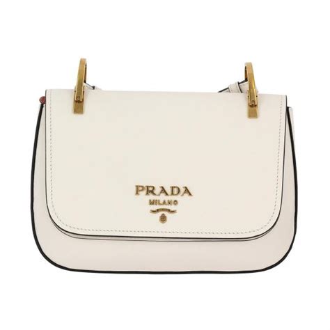 white prada handbag|prada crossbody bag white.